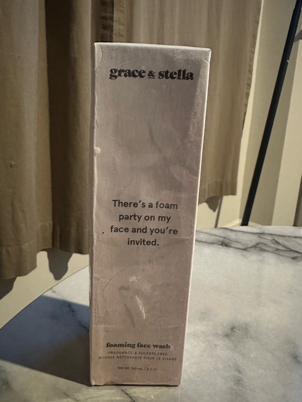 grace & stella Pale Pink Foaming Face Wash